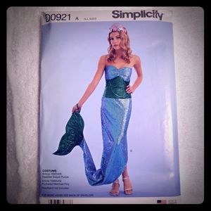 Simplicity D0921 Mermaid Dress Pattern